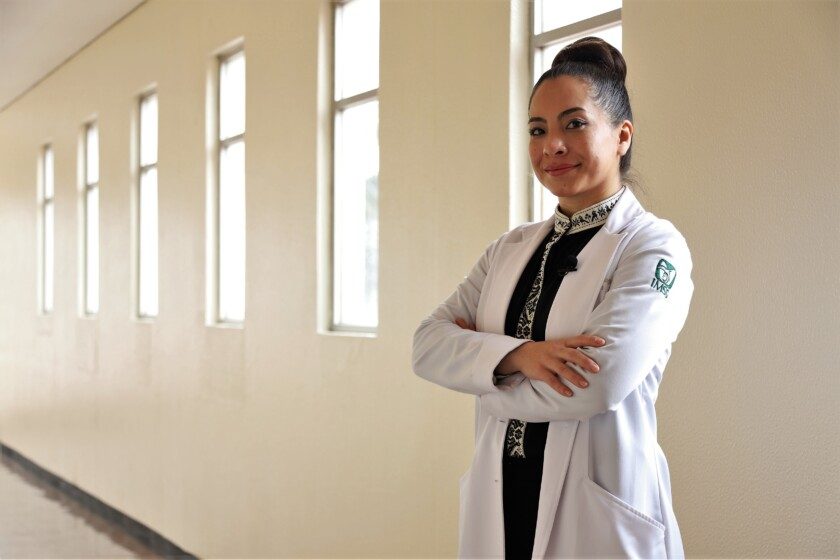 subdirectora médica del Hospital de Psiquiatría “Morelos” de la Representación del IMSS en la Ciudad de México Norte, doctora Eunice Itzel Valle Arteaga