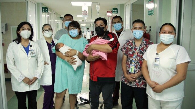 Atienden parto gemelar en el IMSS minutos antes del sismo del 19 de septiembre
