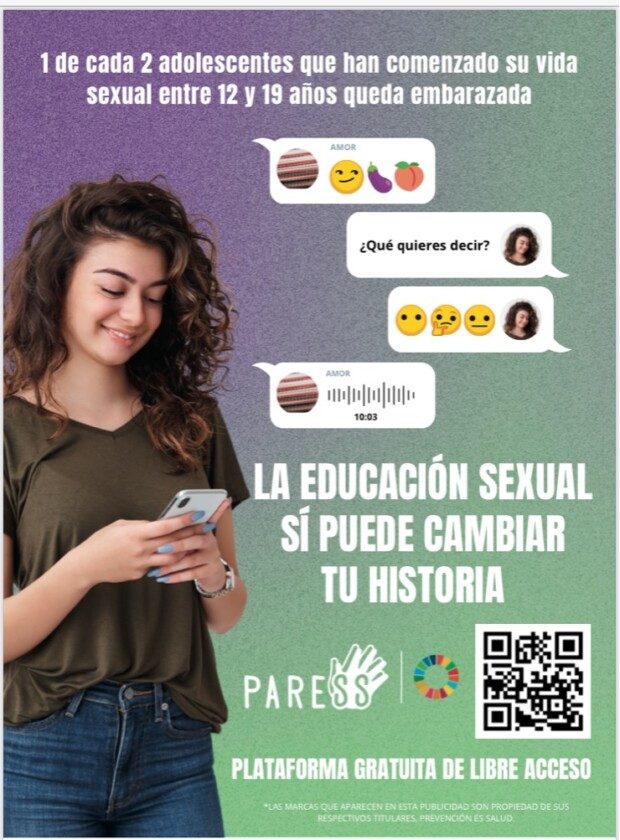 Campaña “La educación sexual sí puede cambiar tu historia”