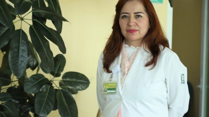 doctora Roxana Katia Avelino Solís, coordinadora de Programas Médicos de la División de Prevención y Detección de Enfermedades del IMSS