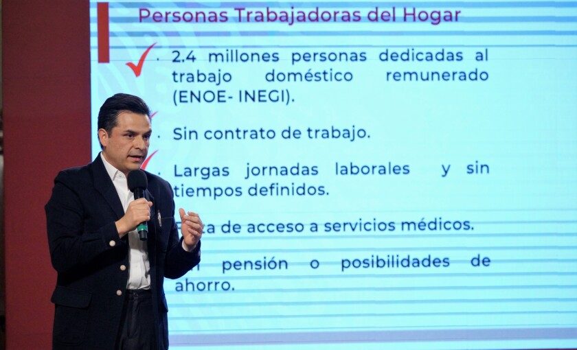 Un triunfo sin precedentes en México afiliar al IMSS a 2.3 millones de Personas Trabajadoras del Hogar: Zoé Robledo