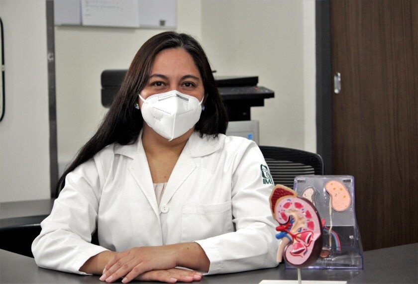 titular de la Representación del IMSS en Zacatecas, doctora Saandra Durán Vázquez