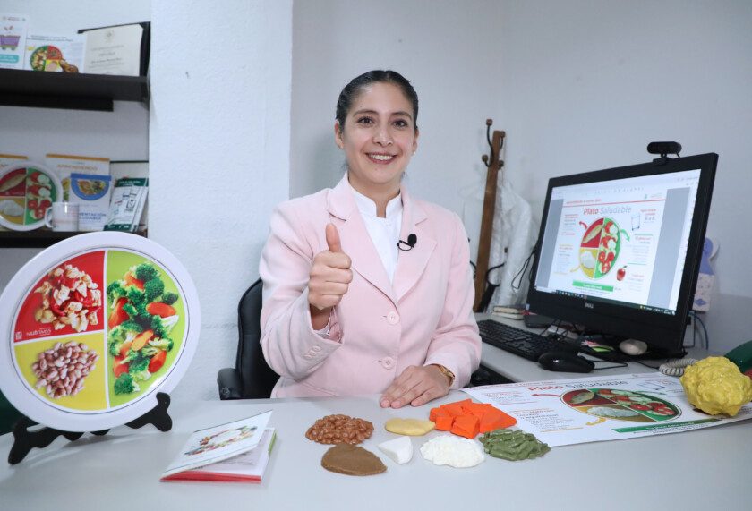 María Nayeli Acosta Gutiérrez, supervisora de Proyectos de Nutrición del IMSS