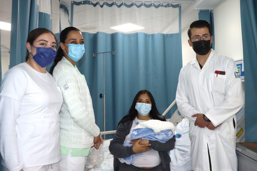 Nace primer bebé en hospital IMSS-Bienestar Cuajimalpa