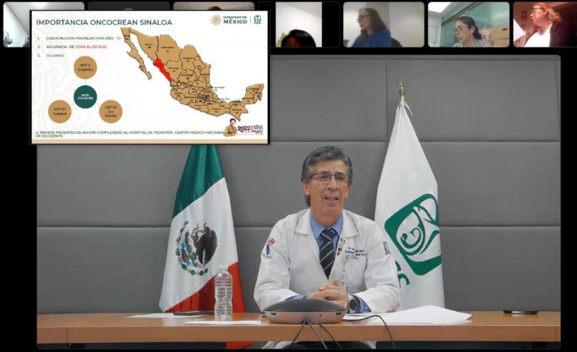 doctor Enrique López Aguilar, titular de la Coordinación de Atención Oncológica