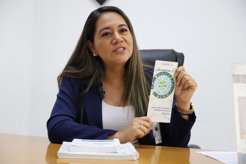 coordinadora de Programas de Trabajo Social en el Primer Nivel de Atención, Nora Angélica Abundis Villanueva