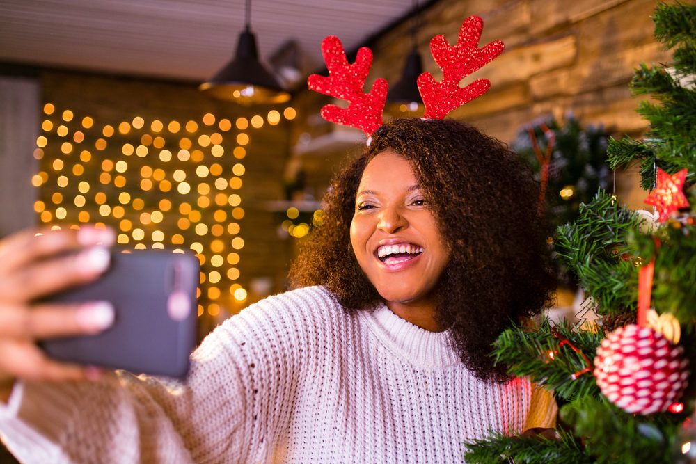 festejando la navidad