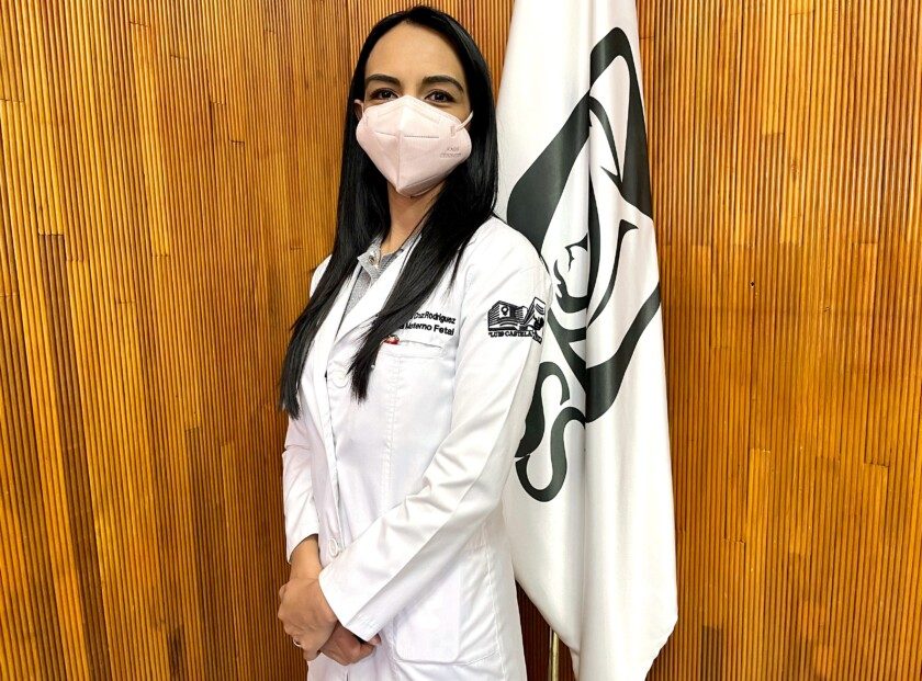 jefa del departamento Materno-Fetal, doctora Irma Virginia Cruz Rodríguez