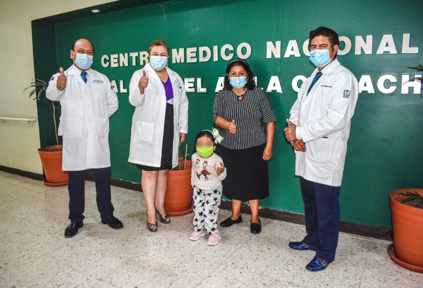 Devuelve equipo multidisciplinario de UMAE HTO del IMSS en Puebla calidad de vida de Melisa, con terapia de reemplazo enzimático recuperó movilidad en las piernas