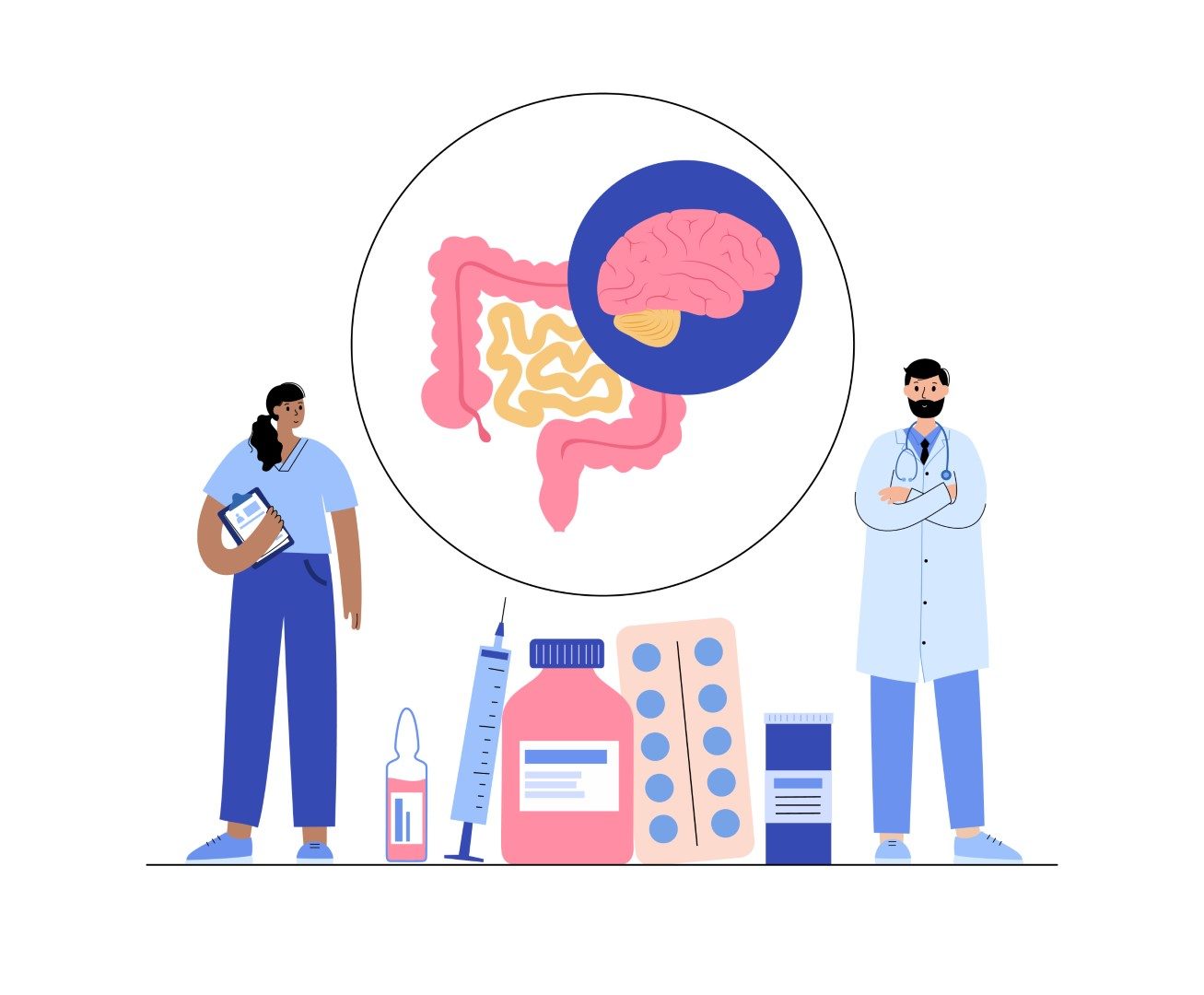 Conexión cerebral intestinal