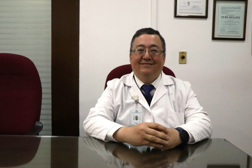 Dr. Guillermo Sahagún Sánchez, director de la Unidad Médica de Alta Especialidad No.34
