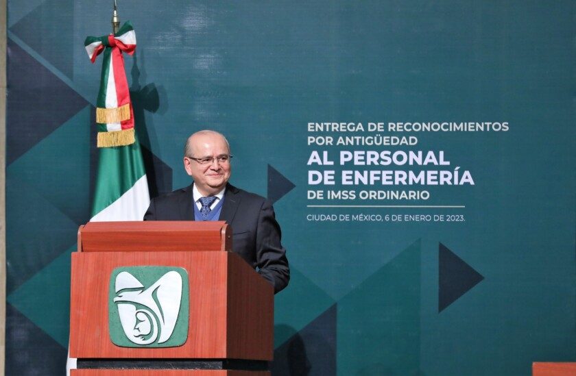 secretario general del SNTSS, doctor Arturo Olivares Cerda