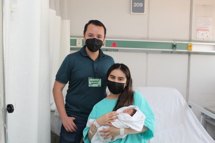 Ana Karen y Geobanne acaban de tener a su primera hija, de nombre Ana Camila