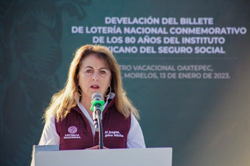 directora general de Lotería Nacional, Margarita González Saravia