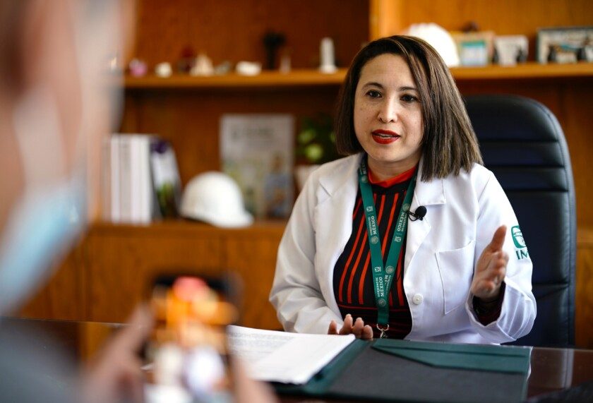 Rebeca Velasco, titular de la Coordinación de Salud en el Trabajo