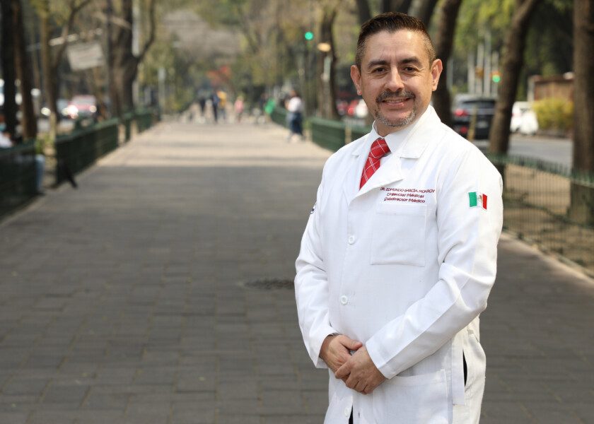 Edmundo García Monroy, coordinador de Programas Médicos del Área de Atención Médica de Urgencias en la Coordinación de Unidades de Segundo Nivel del IMSS