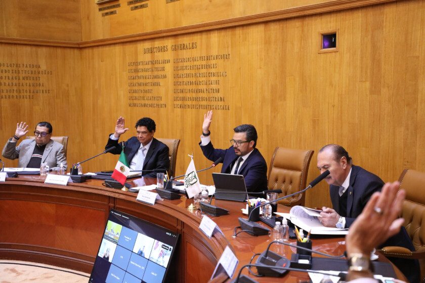 sesión ordinaria del H. Consejo Técnico del Instituto Mexicano del Seguro Social (IMSS) votación