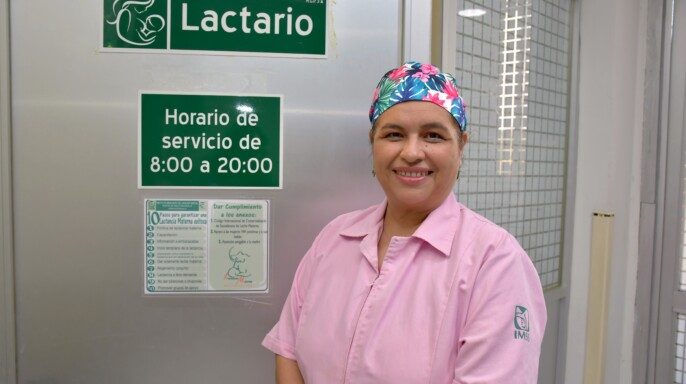 nutricionista Carolina Rodríguez Alejandre, responsable del Lactario