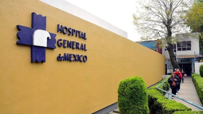 Entrada al Hospital General de México