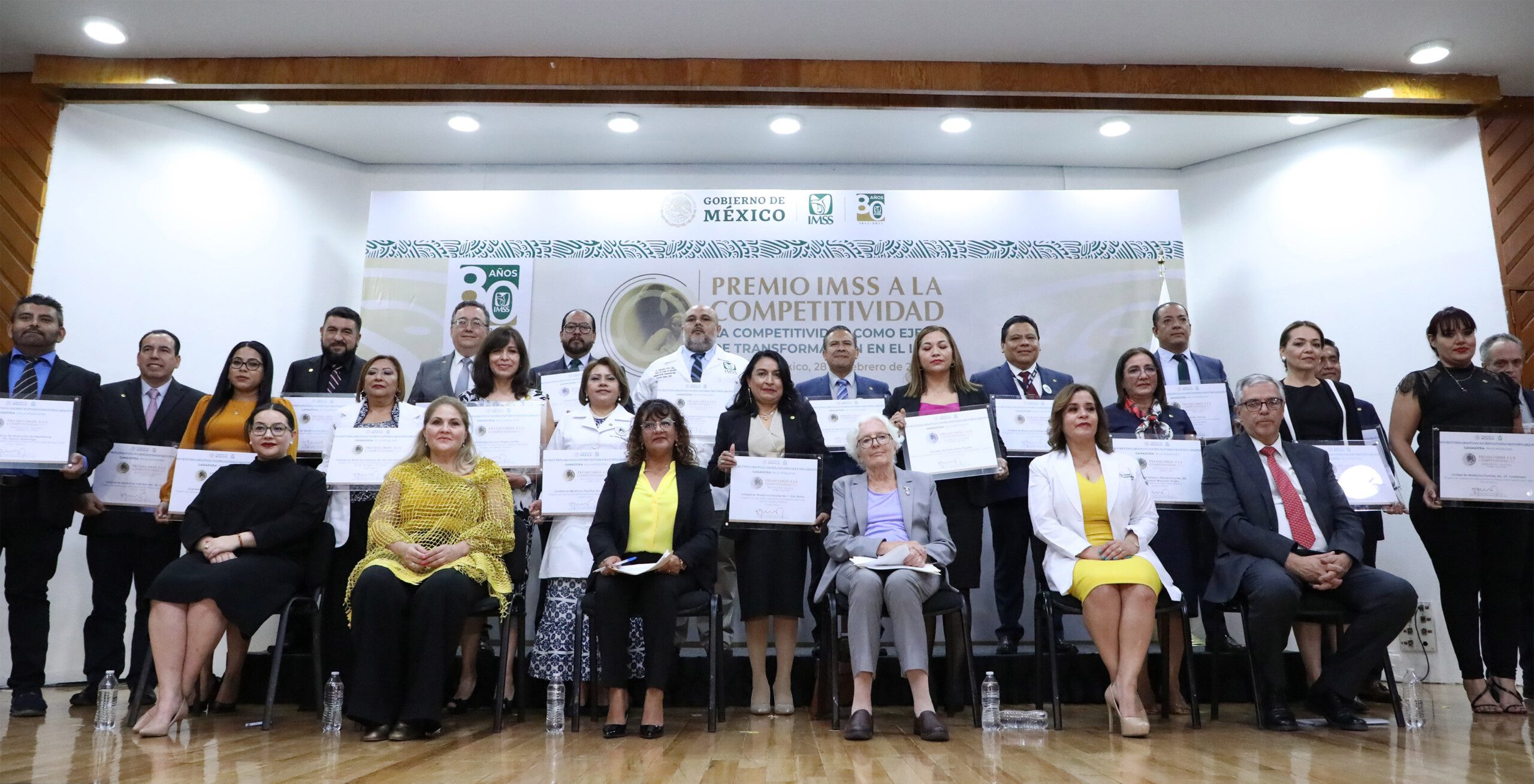 Entrega IMSS Premio a la Competitividad 2022 a unidades con excelencia y altos estándares de calidad