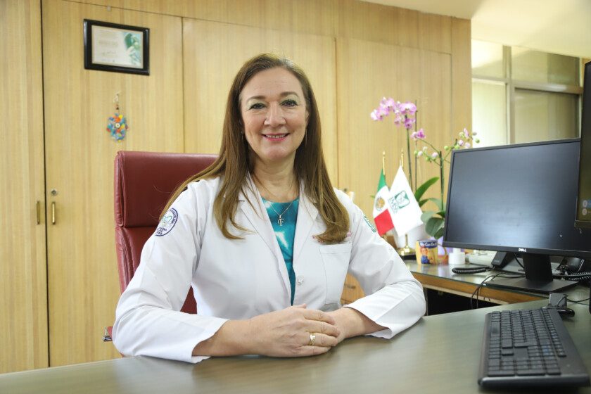 doctora Fryda Medina Rodríguez, directora de la Unidad Médica de Alta Especialidad (UMAE) Hospital de Traumatología, Ortopedia y Rehabilitación “Dr. Victorio de la Fuente Narváez”