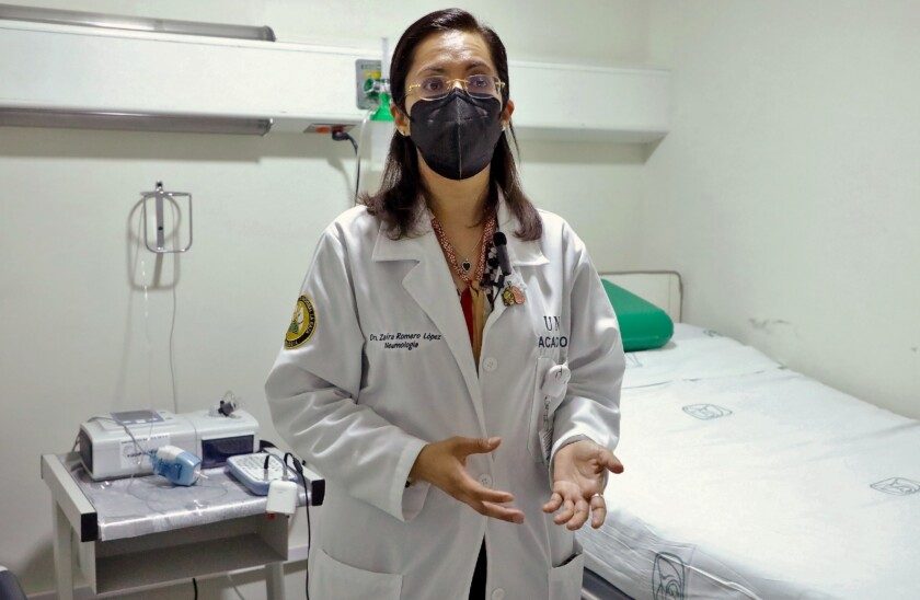 Zaira Romero López, titular de la Clínica del Sueño del Hospital General del CMN La Raza