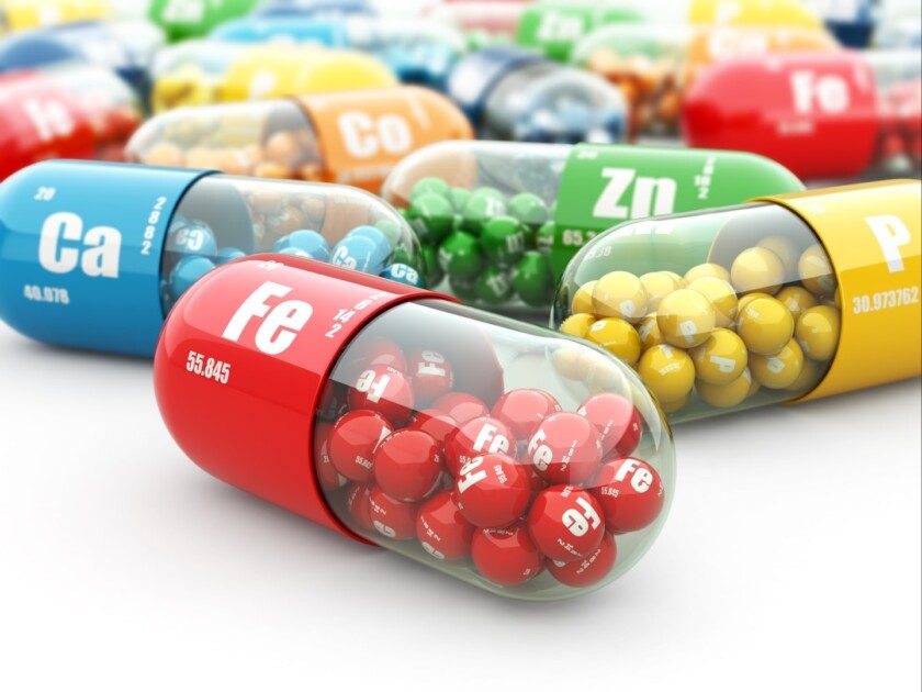 Suplementos dietéticos. Variedad de pastillas