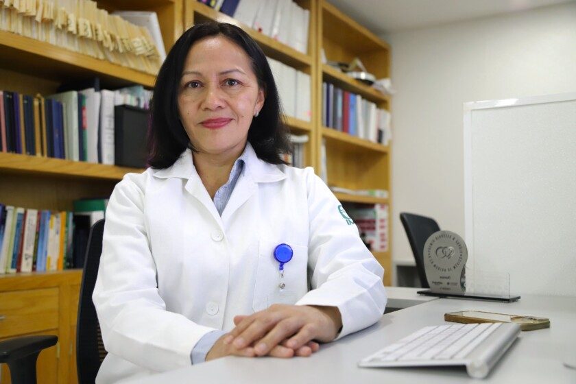 doctora Lubia Velázquez López, investigadora titular de la Unidad de Investigación en Epidemiología Clínica del Hospital General Regional No. 1 “Dr. Carlos Mac Gregor Sánchez Navarro” del IMSS