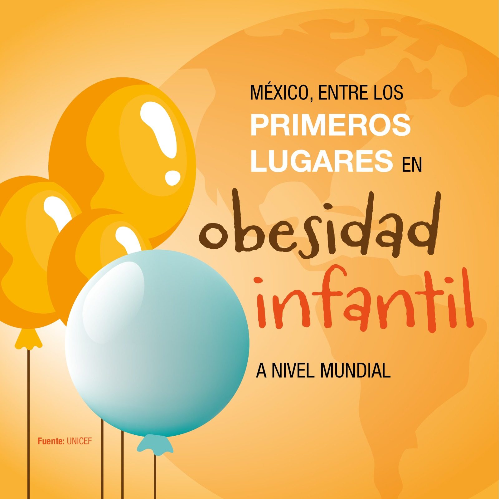 cartel obesidad infantil