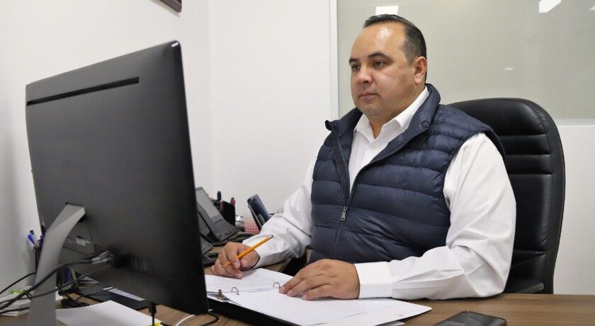 jefe de la División de Servicios Digitales y de Información para el Cuidado Digital de la Salud del IMSS, Isaac Mejía Montes de Oca