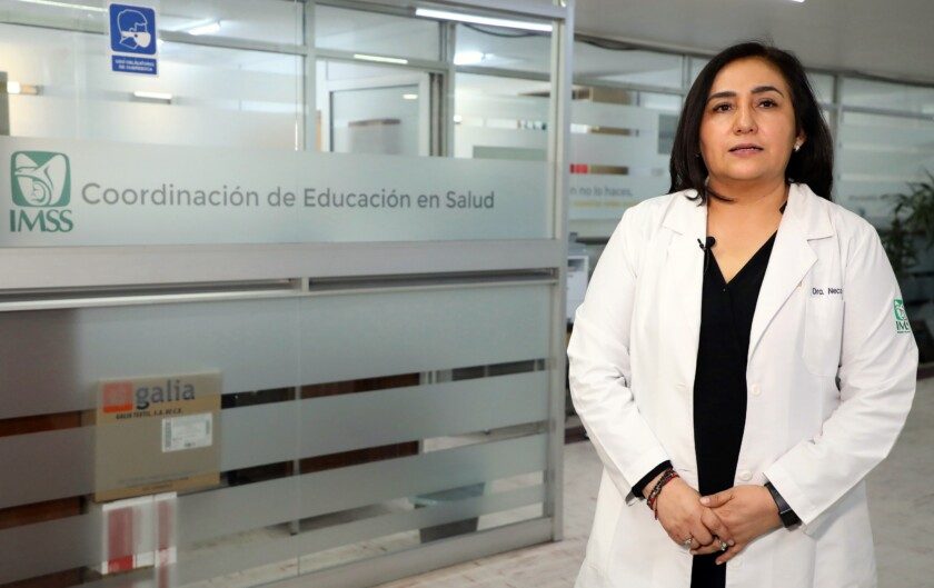 doctora Norma Claudia Necoechea Silva, Jefa de Área de Programas Educativos de Posgrado en la División de Formación de Recursos Humanos para la Salud