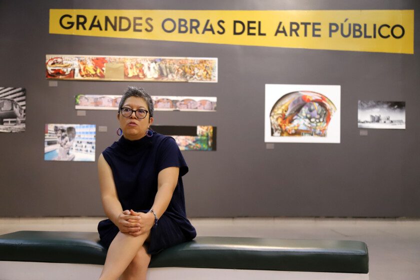 jefa de Servicios Culturales y Patrimonio del IMSS, Gabriela Davayane Amaro Ortega
