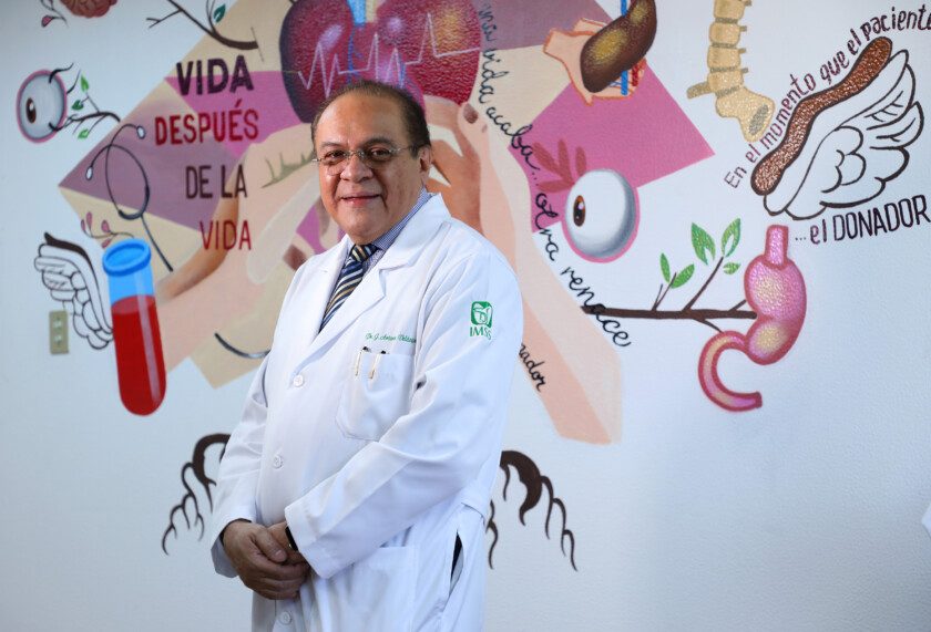 coordinador de Donación y Trasplante de Órganos, Tejidos y Células, doctor José Arturo Velázquez García
