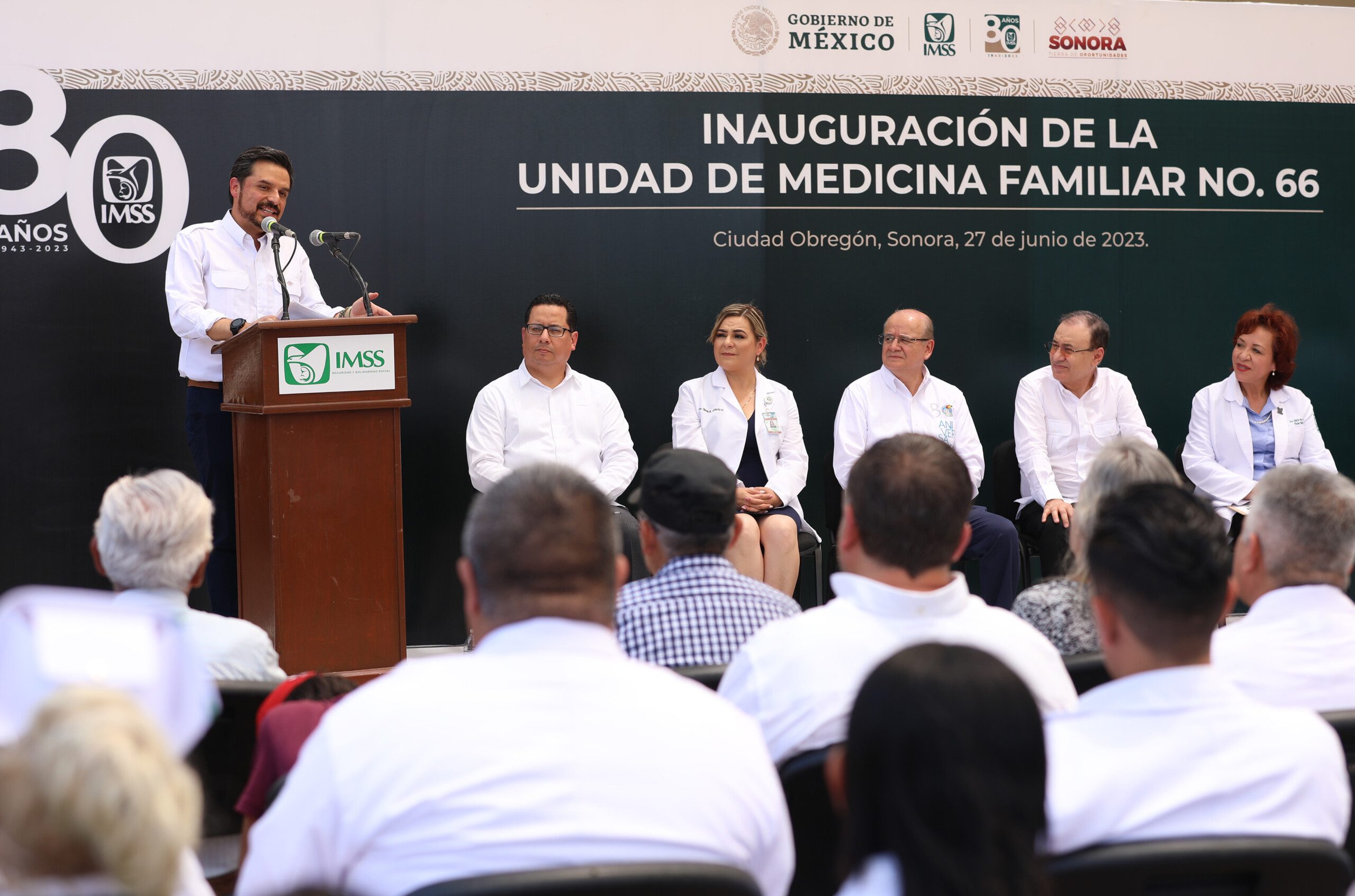 Inauguración Unidad Medicina Familiar No. 66 IMSS Ciudad Obregón