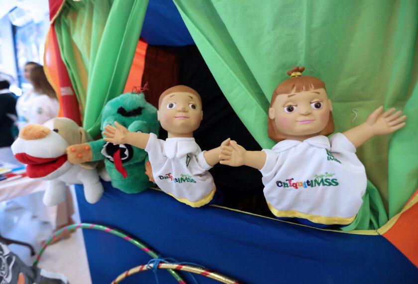 Marionetas en el Primer Encuentro Nacional de Niñas, Niños y Adolescentes que viven con Diabetes
