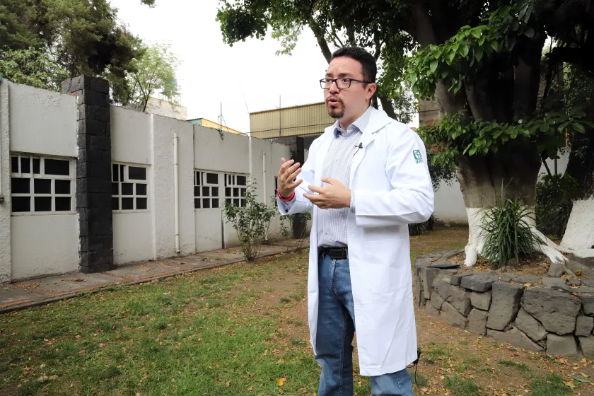 doctor Juan Carlos Mares Ramos, médico psiquiatra y psiquiatra infantil y de la adolescencia, adscrito al Hospital Regional de Psiquiatría “Dr. Héctor H. Tovar Acosta”