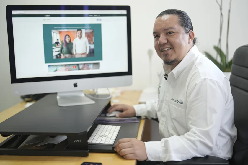 Augusto Antonio Pérez Salazar, responsable del proyecto en la División de Capacitación y Adiestramiento Técnico del Seguro Social
