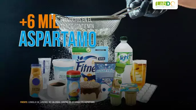 6 mil productos en el mundo contienen Aspartamo