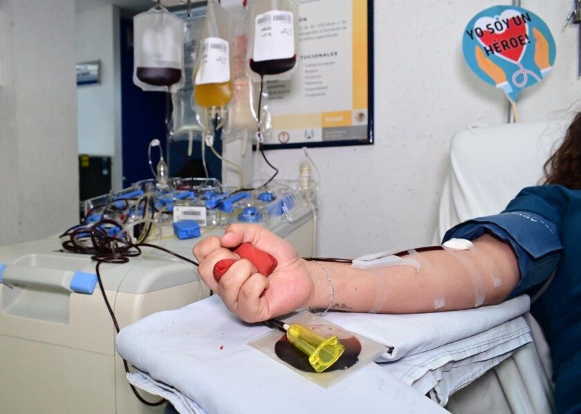 Donación segura de sangre