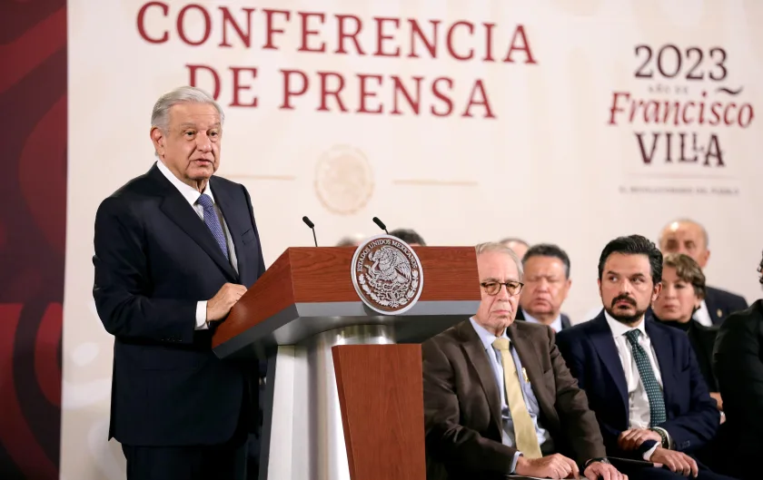 Presidente López Obrador en firma de Acuerdo Nacional para la Federalización del Sistema de Salud para el Bienestar en México