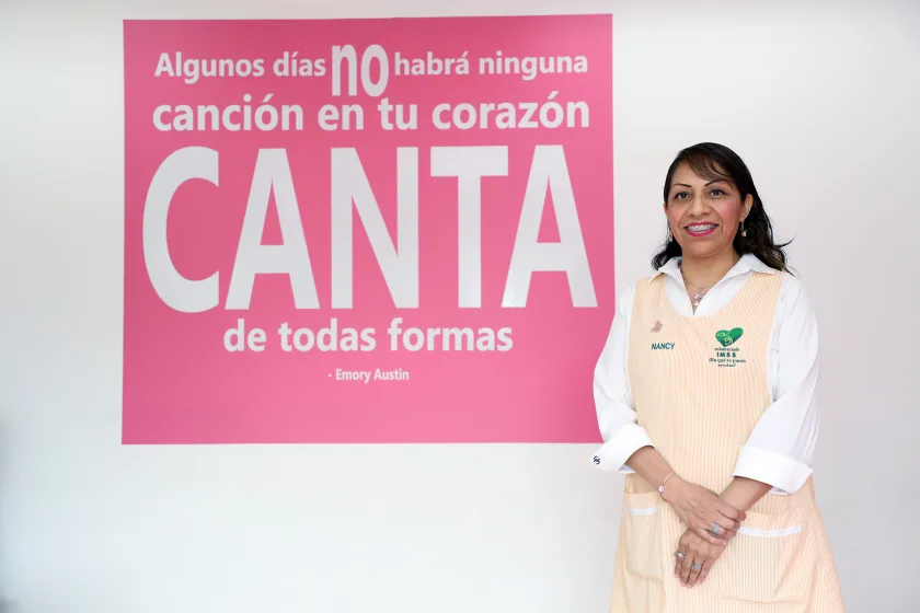 Nancy Leticia Vega Cruz informa de protesis mamarias gratuitas