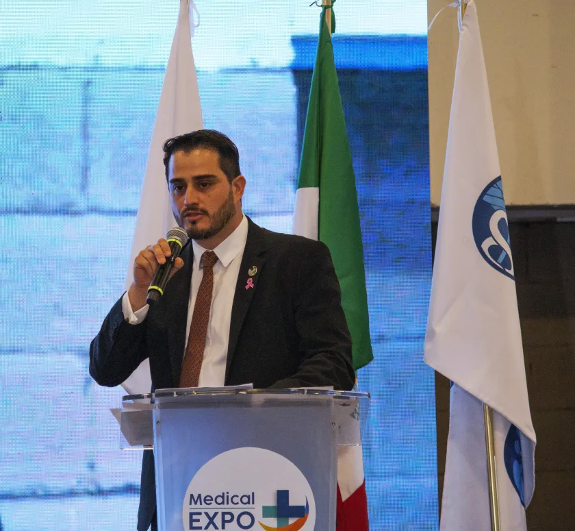 Salazar Gaytán, director de ANAPS, durante la 5ª edición de Medical Expo