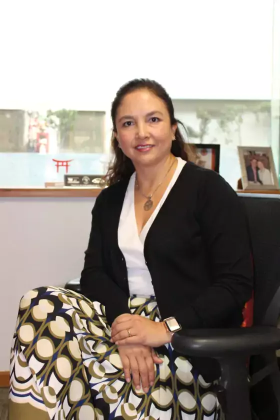 Dra. Estefanía Torres, líder del Área Terapéutica de Enfermedades Genéticas en Takeda México informando de las Inmunodeficiencias en México
