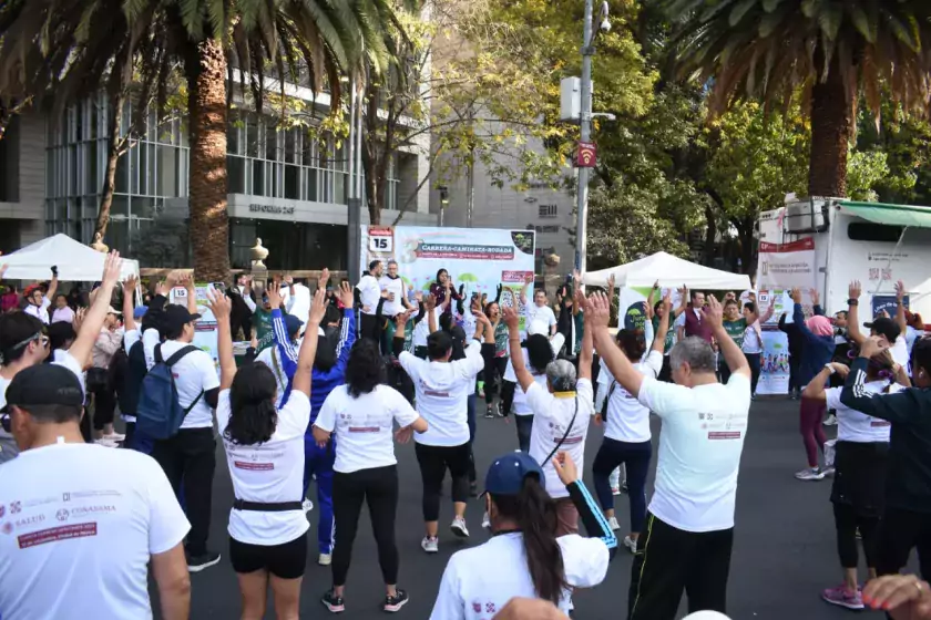 Actividades en carrera-caminata-rodada con motivo del Día Nacional contra el Uso Nocivo de Bebidas Alcohólicas