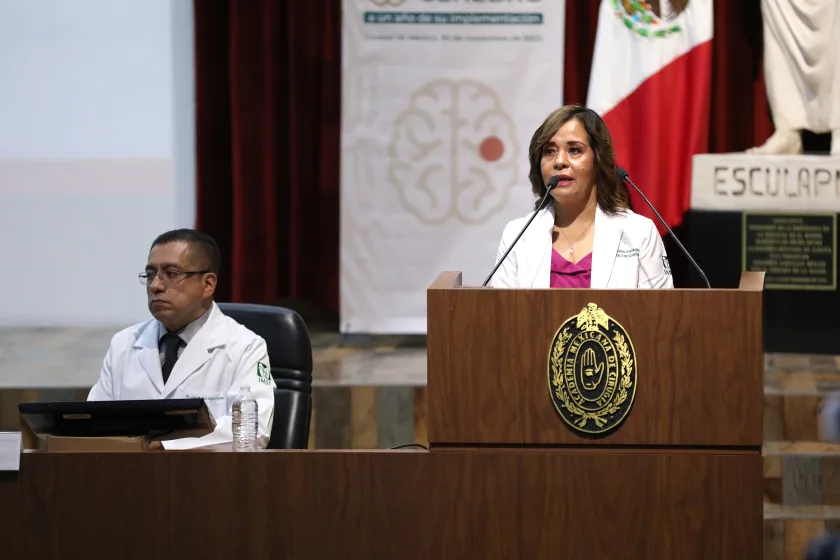 directora de Prestaciones Médicas del IMSS, doctora Célida Duque Molina