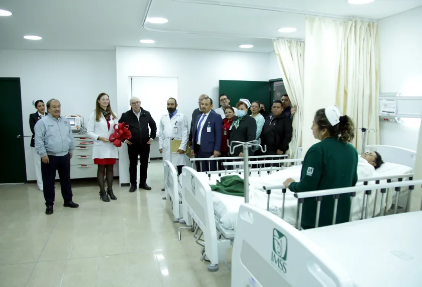 Recorrido por modernización hospitalaria IMSS Magdalena de las Salinas