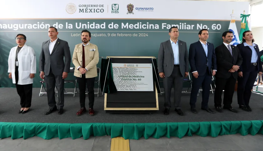 Inauguración de la UMF No. 60 en León