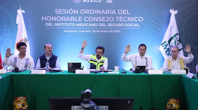 En En sesión ordinaria del H. Consejo Técnico se anuncia inversión para la rehabilitación de instalaciones médicas en Acapulco