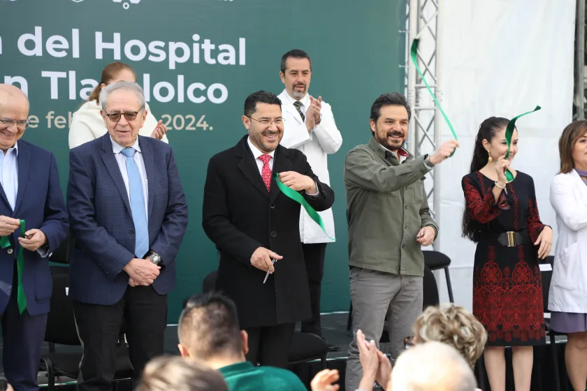 Ceremonia del Hospital de Extensión Tlatelolco