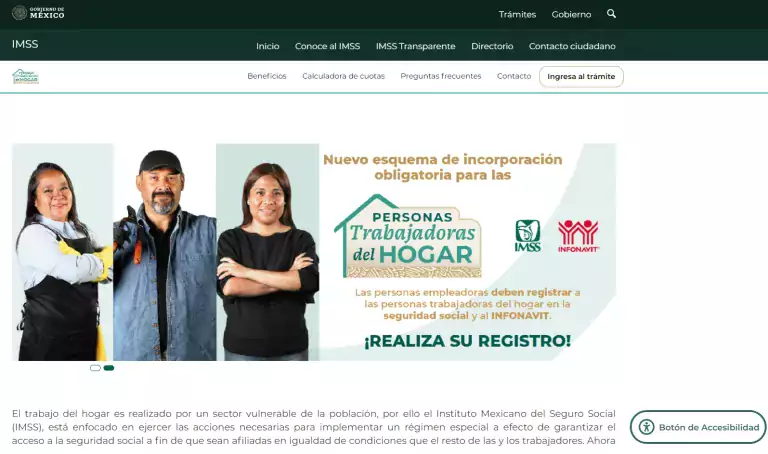 beneficios del IMSS para Trabajadoras del Hogar